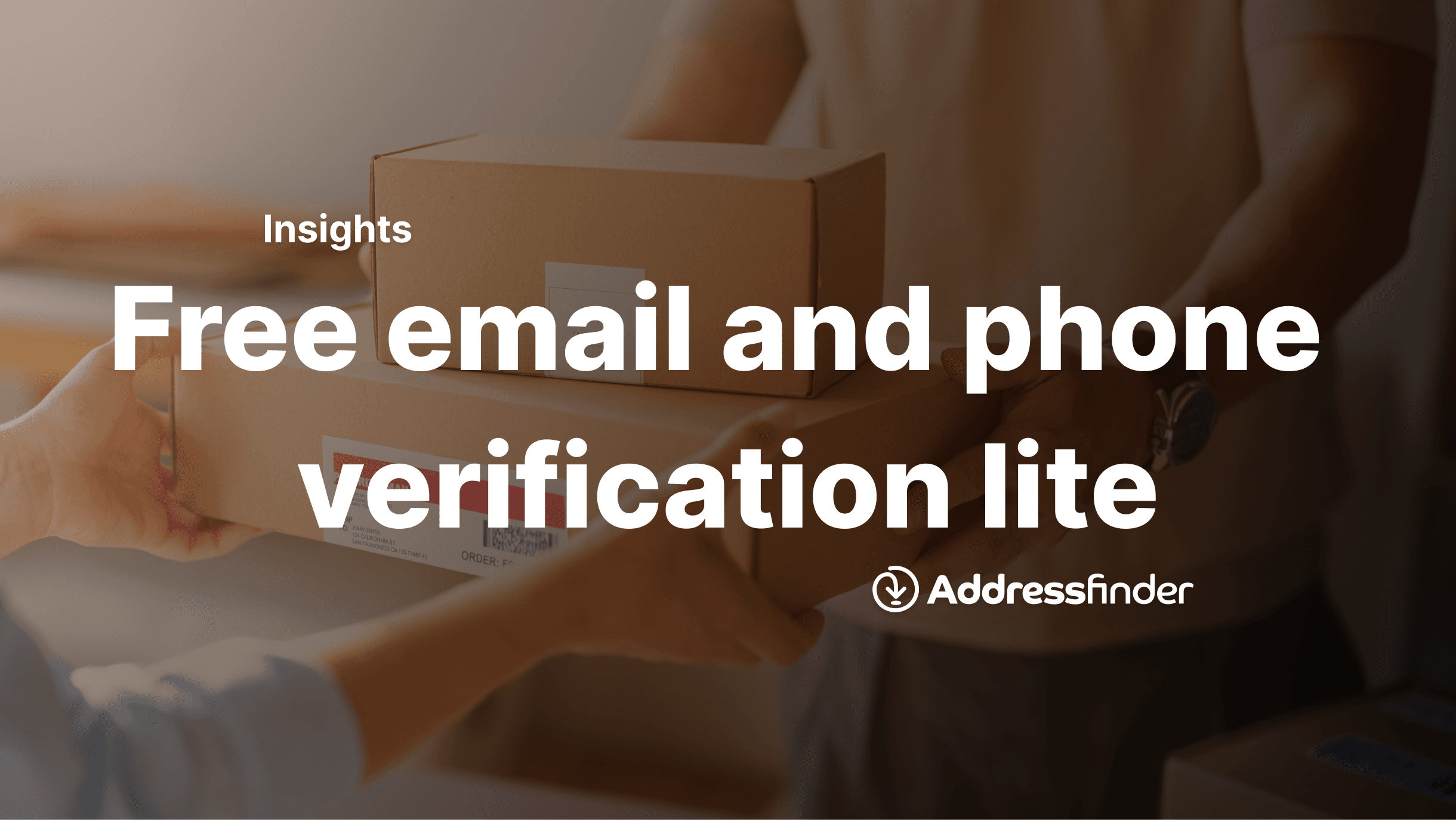 Insight - how to get ready for Australia Post changes with Addressfinder's free email and phone verification lite service