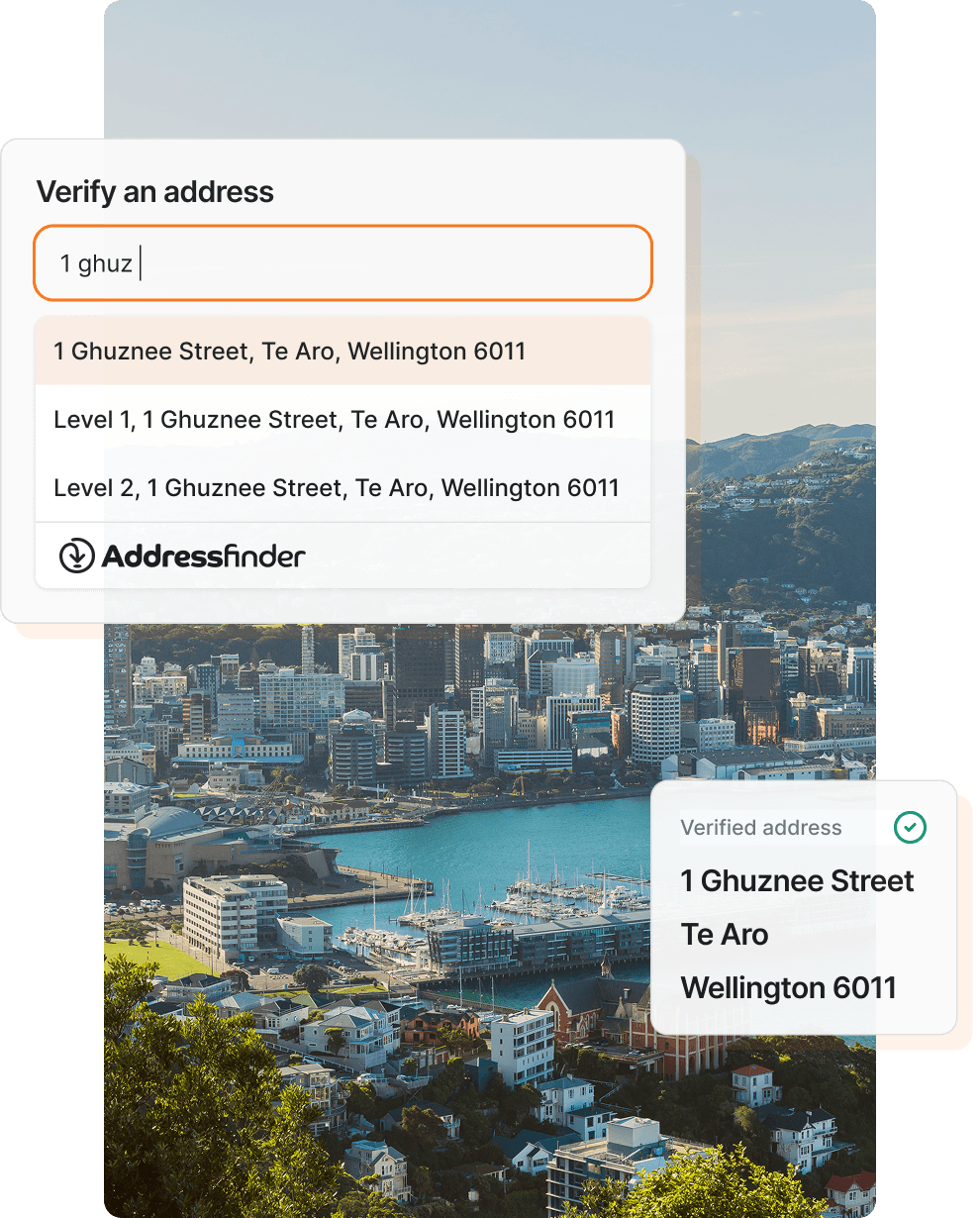 Addressfinder New Zealand address verification and autocomplete 