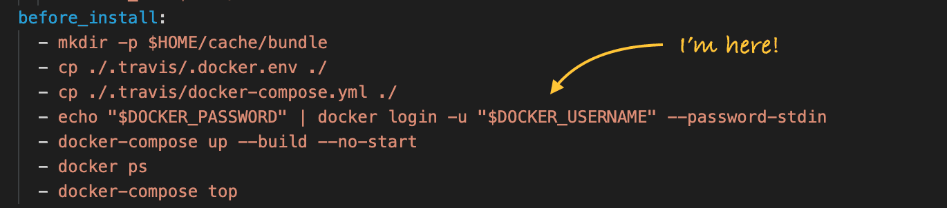 screenshot outlining an error code