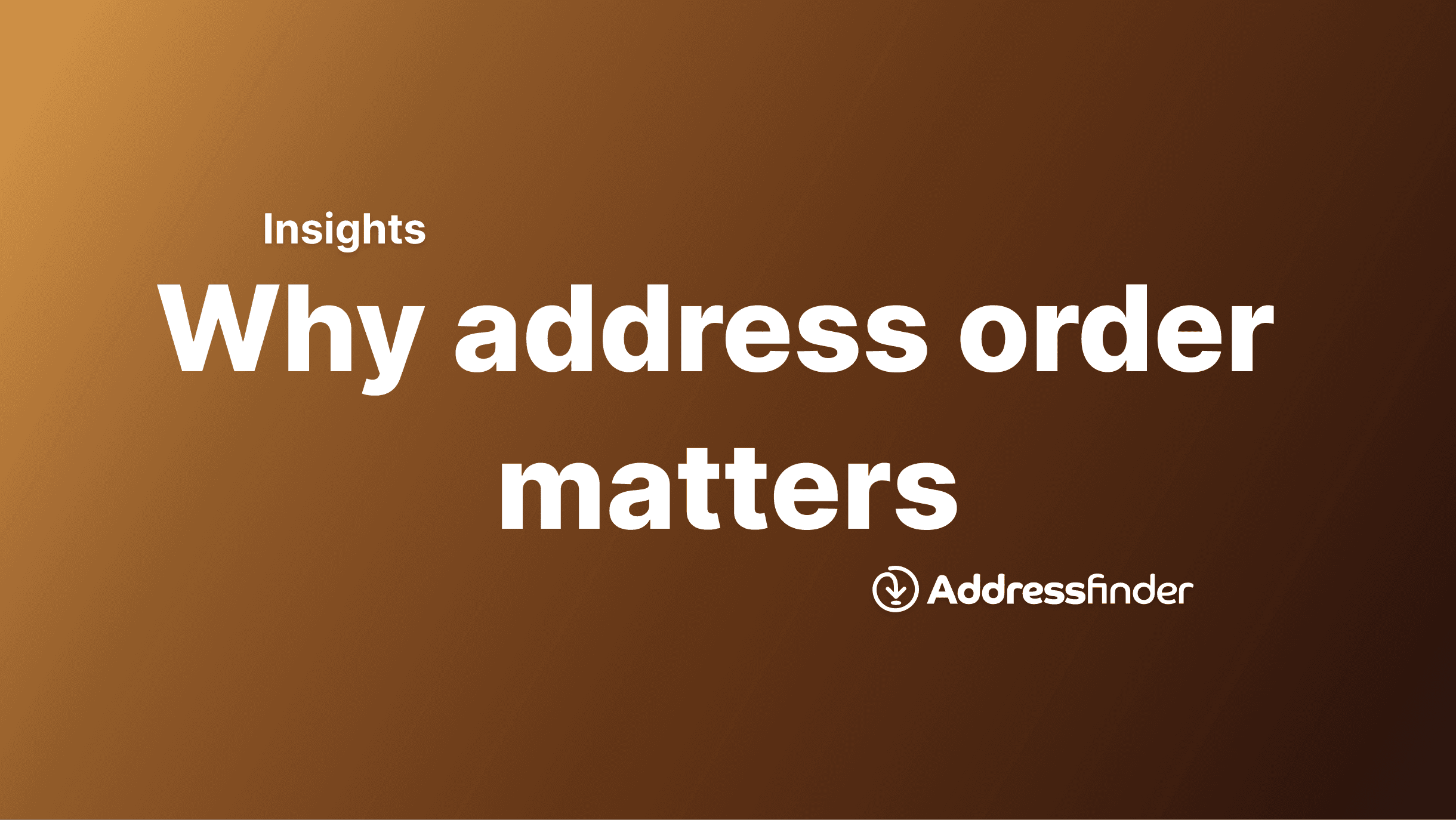 Why address order matters in checkouts, AU/NZ addressing standards vs international