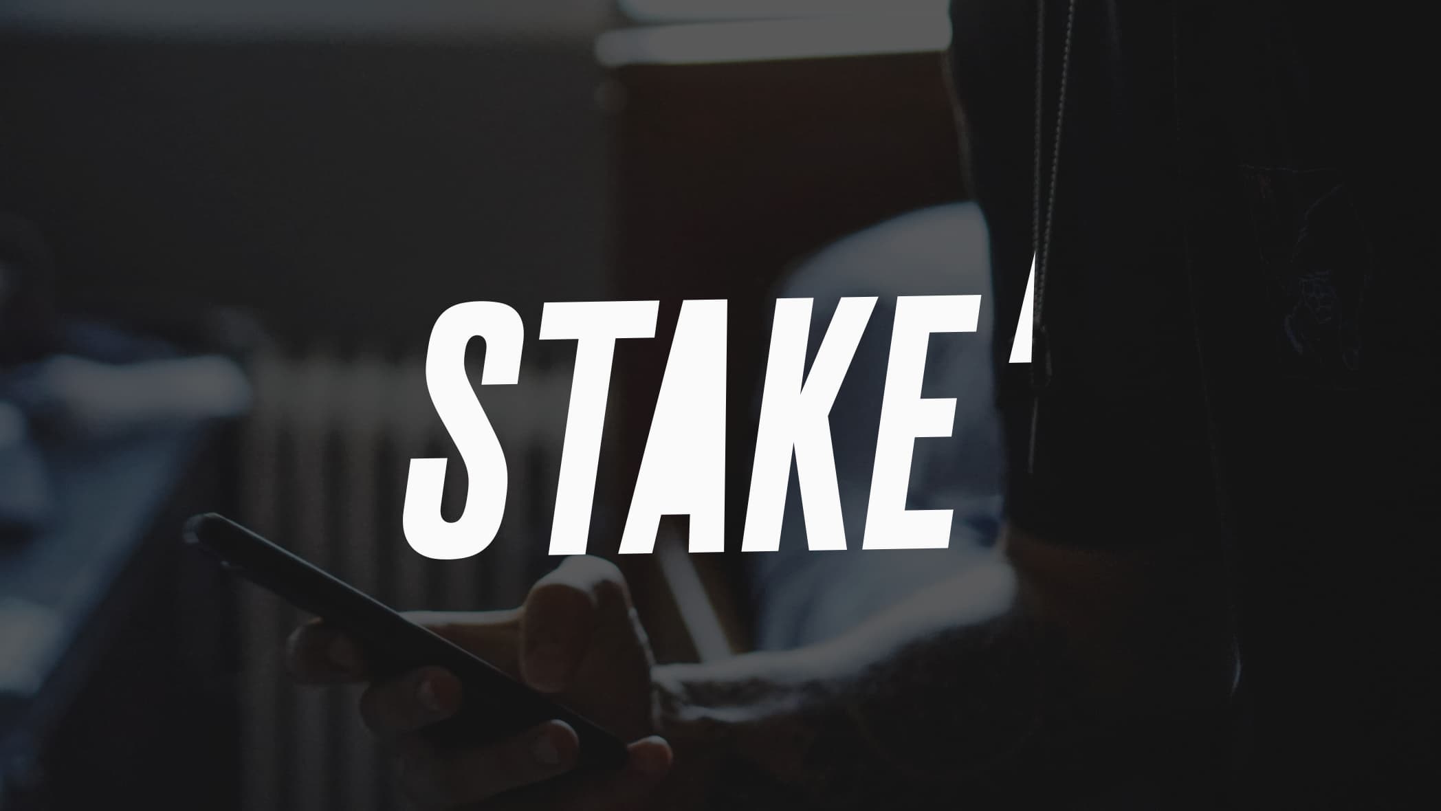 Stake logo with background