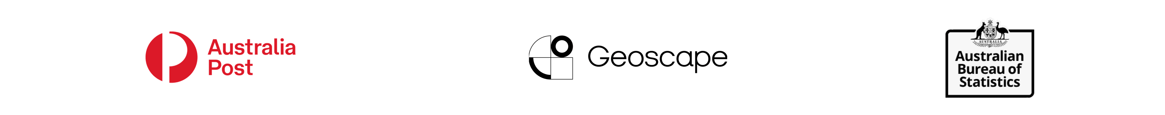 Addressfinder's Australian data sources; AU Post, Geoscape, Australian Bureau of Statistics and more