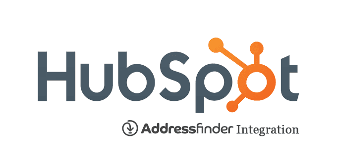 hubspot logo and addressfinder logo