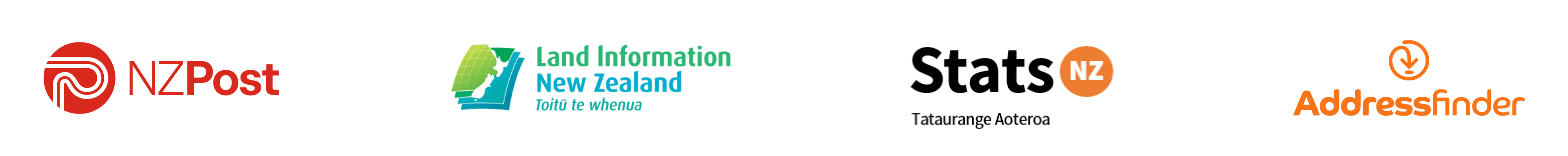 Addressfinders New Zealand data sources - NZ Post, LINZ, Stats NZ and more