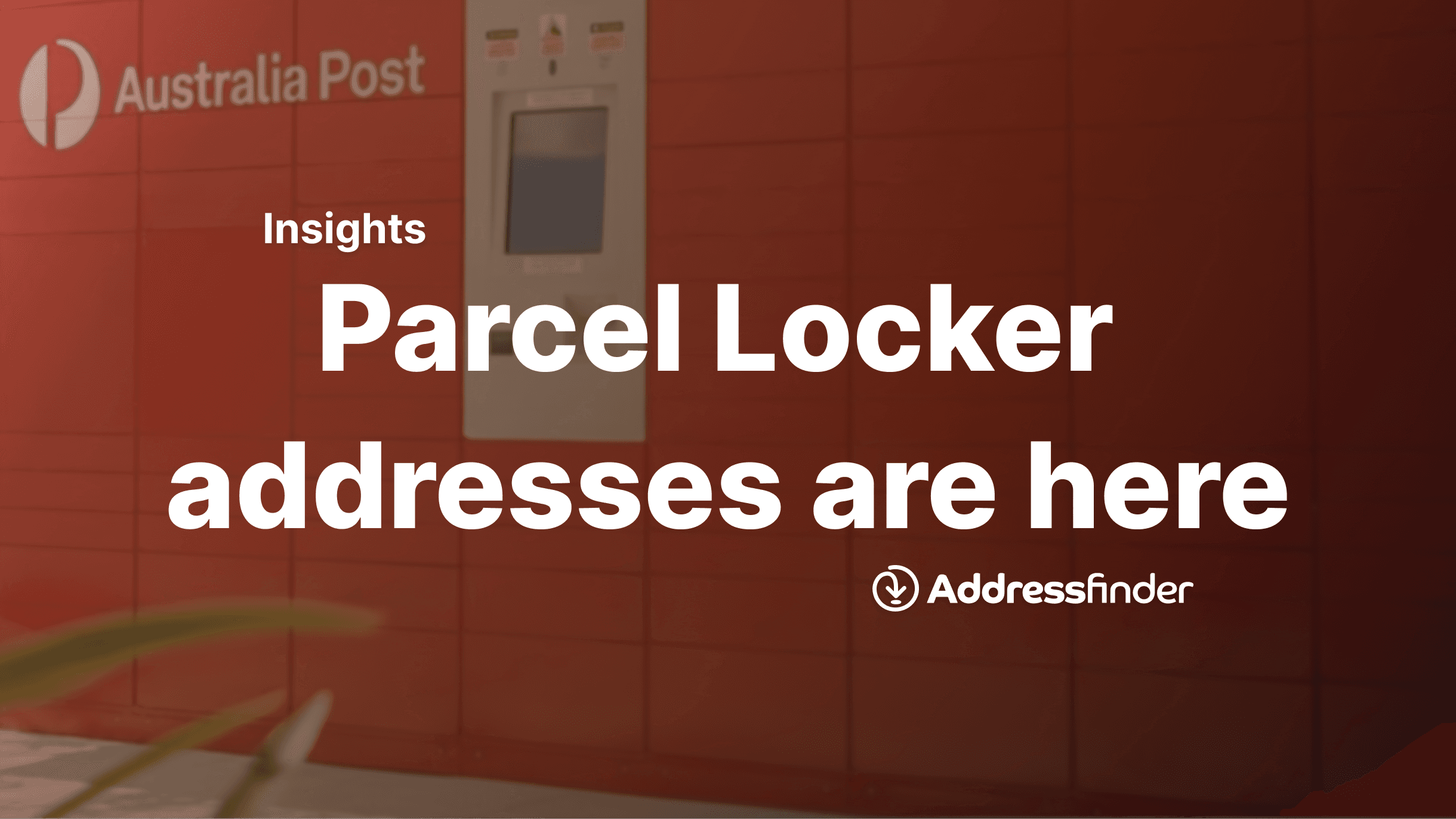 Parcel locker and parcel collect addresses are now available via Addressfinder services