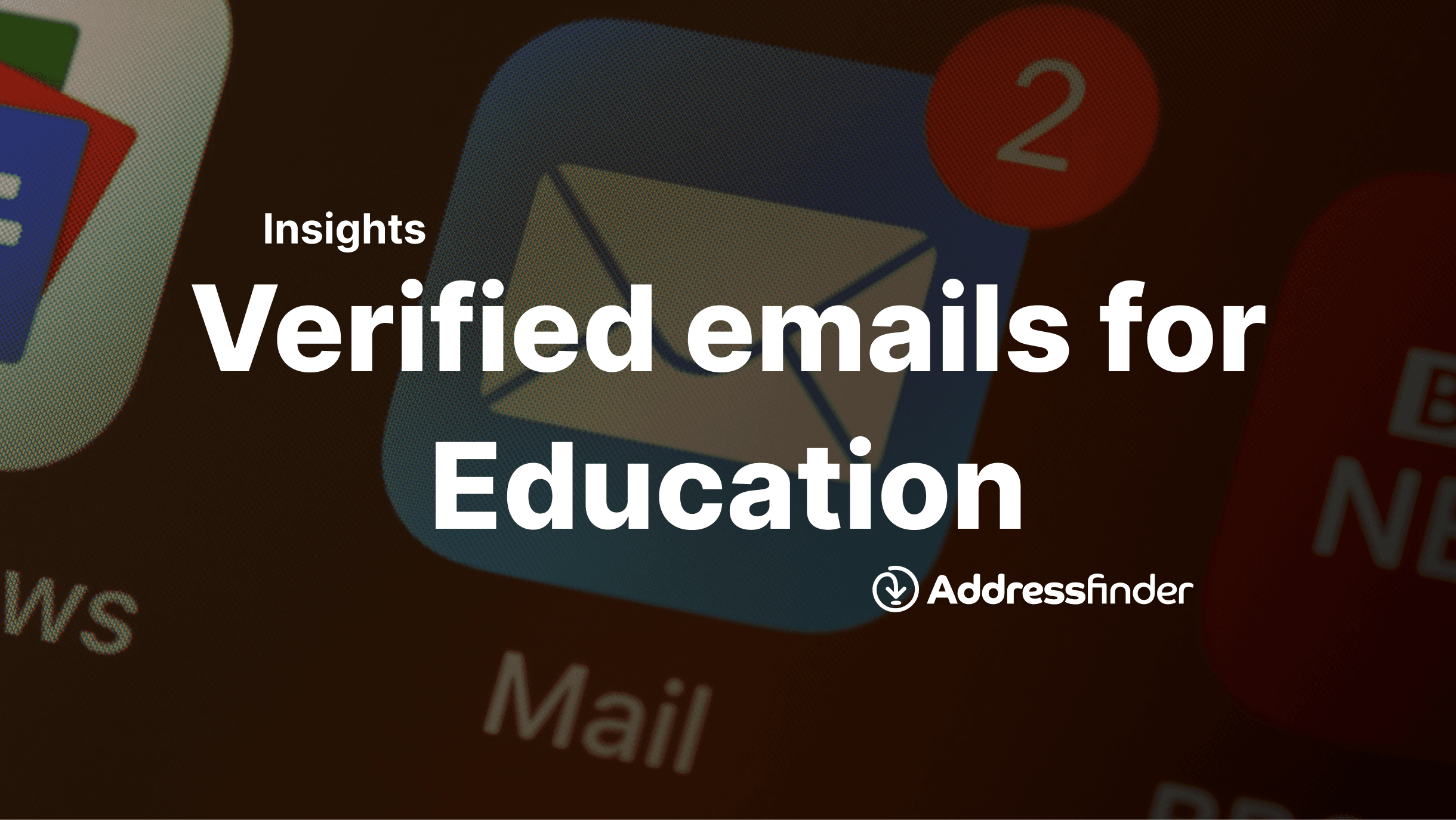 value of verified emails for education sector