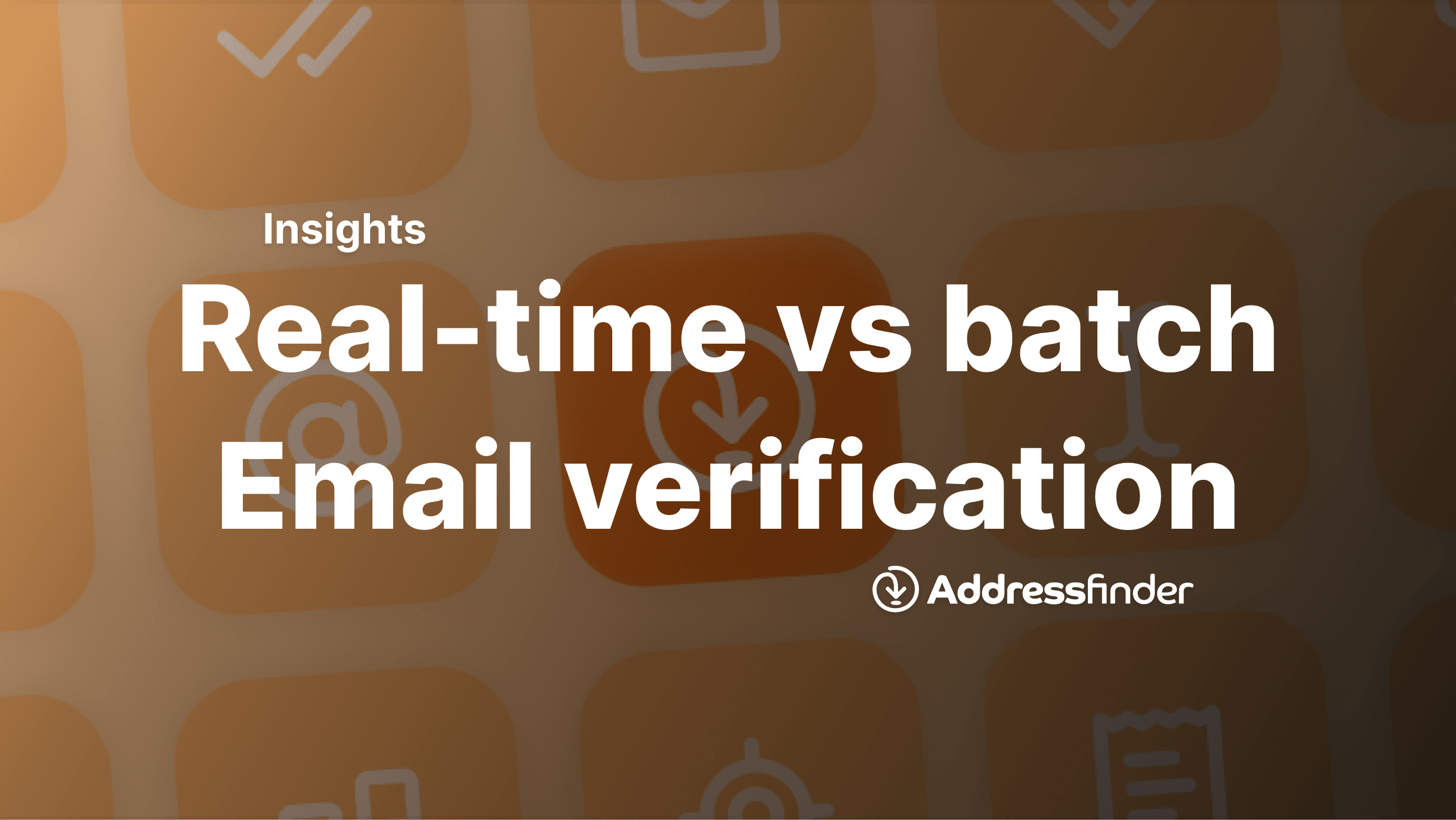 realtime vs batch email verification
